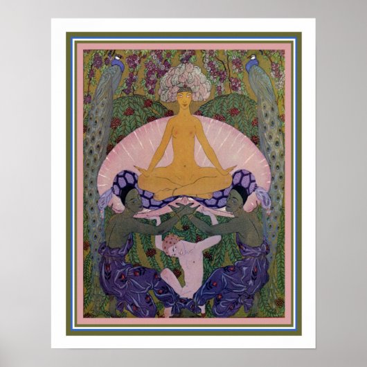 Barbier Art Deco "The Birth of Venus" 16x20 Poster (Voorkant)