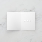 Barbier Couple Paarse Valentijnsdag Card Kaart (Binnen)