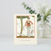 Barbier Paquin Franse Mode Briefkaart (Staand voorkant)