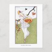 Barbier Straw Pet Franse Mode Briefkaart (Voorkant)