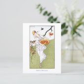 Barbier Straw Pet Franse Mode Briefkaart (Staand voorkant)