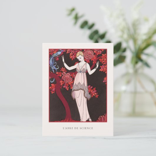 Barbier Tree of Science Franse Mode Briefkaart (Staand voorkant)