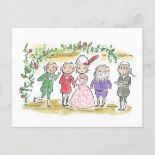 Barbier van Sevilla, bruiloft Briefkaart