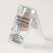 Barbiersstoel Visitekaartje (Voorkant)