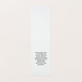 Barbiersstoel Visitekaartje (Binnenkant ongevouwen)