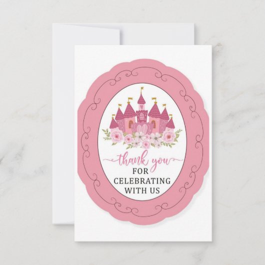 Barbie's dank je Sparkle... Bedankkaart (Voorkant)