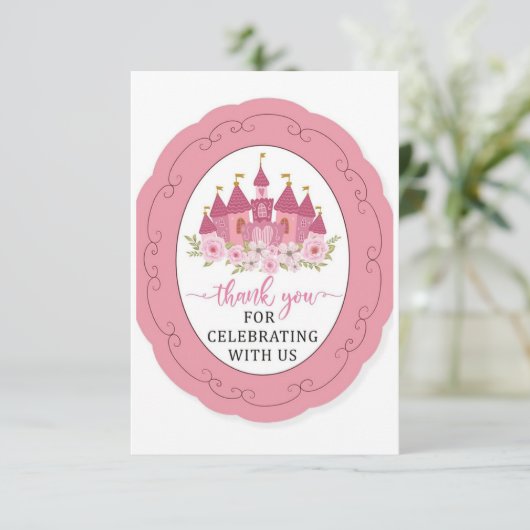 Barbie's dank je Sparkle... Bedankkaart (Staand voorkant)