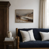 Barbizon Winter Valley Creek Poster