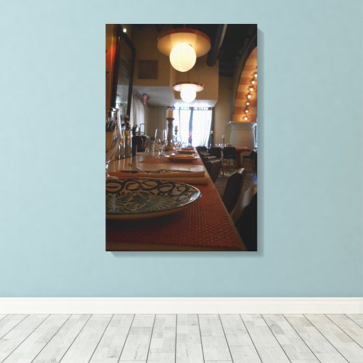 Barbounia Bar Canvas Afdruk (Insitu (Houten vloer))