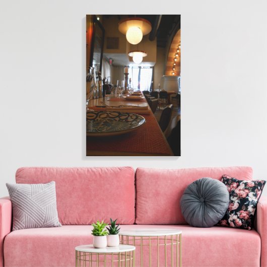 Barbounia Bar Canvas Afdruk (Insitu (Woonkamer))