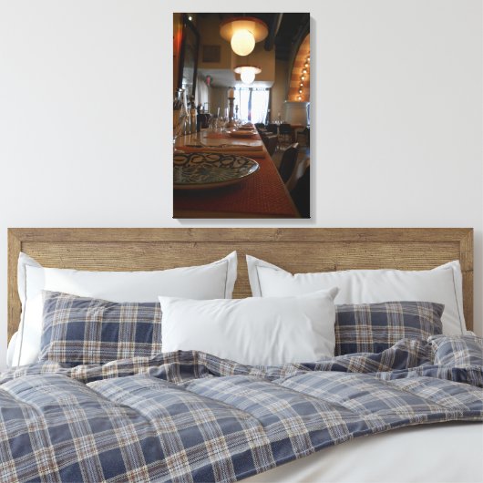 Barbounia Bar Canvas Afdruk (Insitu (Slaapkamer))