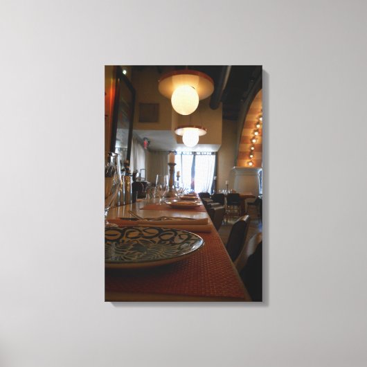 Barbounia Bar Canvas Afdruk (Voorkant)