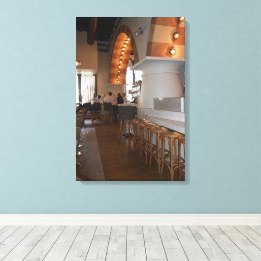 Barbounia Bar Canvas Afdruk (Insitu (Houten vloer))