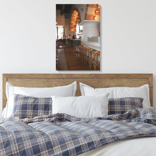 Barbounia Bar Canvas Afdruk (Insitu (Slaapkamer))