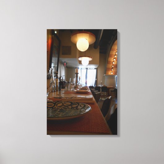 Barbounia Bar Canvas Afdruk (Voorkant)