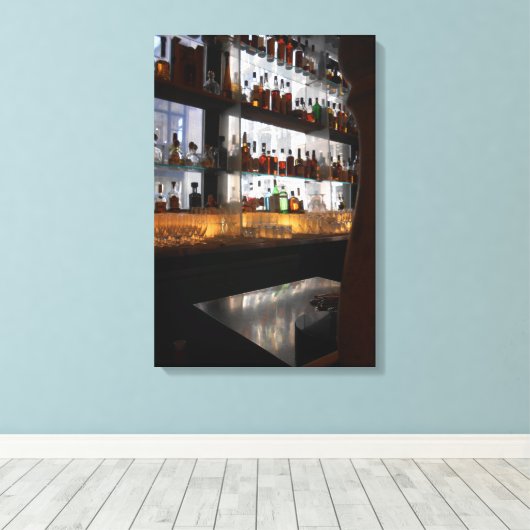 Barbounia Bar Canvas Afdruk (Insitu (Houten vloer))