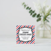 barbres stijl vierkant loyaliteit vierkante visitekaartje (Staand voorkant)