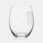 Barb's Eenhoorn Stemless Wijnglas Wijnglas Zonder Voet (Voorkant)