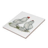 Barbu d'Everberg Chickens Tegeltje (Zijkant)