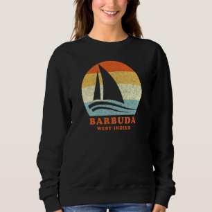 Barbuda West Indies Retro Zeilboot Zeilen Trui