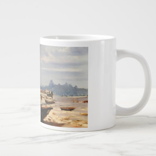 Barca en la playa grote koffiekop (Rechts)