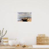 Barca en la playa poster (Keuken)