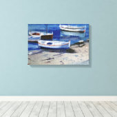 Barcas/Small boats Canvas Afdruk (Insitu (Houten vloer))