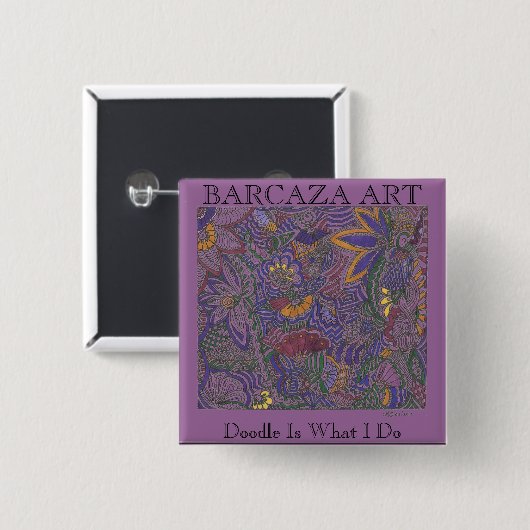 BARCAZA ART Button (Voorkant /achterkant)