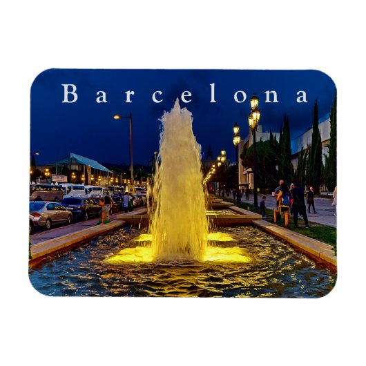 Barcelona. #100. magneet (Horizontaal)