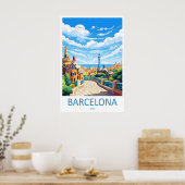 Barcelona 10 poster (Keuken)