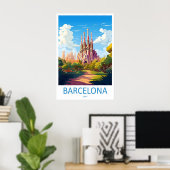 Barcelona 11 poster (Thuiskantoor)