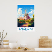 Barcelona 11 poster (Keuken)