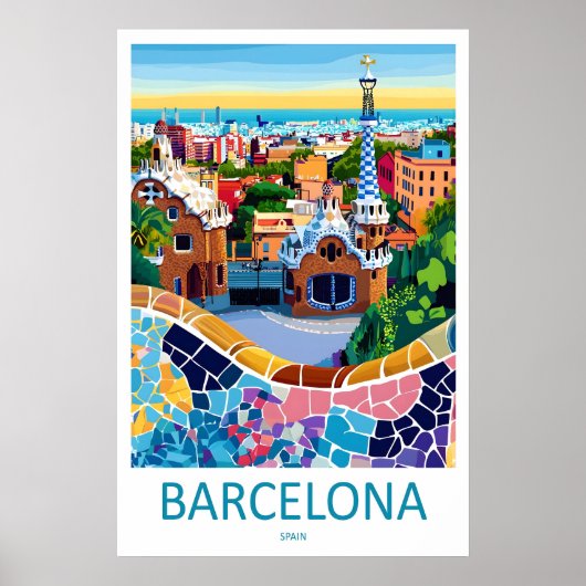 Barcelona 12 poster (Voorkant)