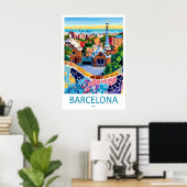 Barcelona 12 poster (Thuiskantoor)