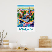 Barcelona 12 poster (Keuken)