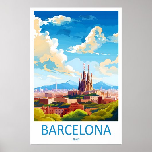 Barcelona 14 poster (Voorkant)