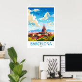 Barcelona 14 poster (Thuiskantoor)