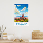 Barcelona 14 poster (Keuken)