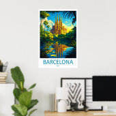 Barcelona 15 poster (Thuiskantoor)