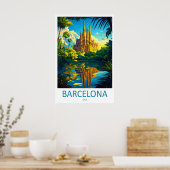 Barcelona 15 poster (Keuken)