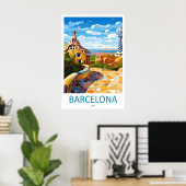 Barcelona 17 poster (Thuiskantoor)