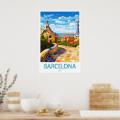 Barcelona 17 poster (Keuken)