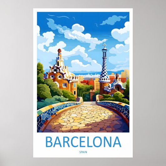 Barcelona 18 poster (Voorkant)