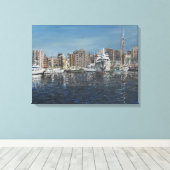 Barcelona 1998 canvas afdruk (Insitu (Houten vloer))