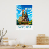 Barcelona 1 poster (Keuken)