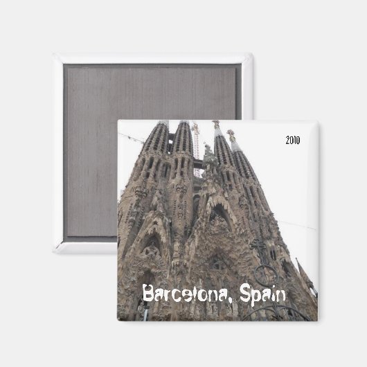 Barcelona 2010 magneet (Voorkant / Achterkant)