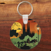 Barcelona 2,25-inch Basic Button Sleutelhanger (Voorkant)