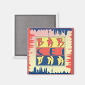 Barcelona 2 inch vierkante magneet (Voorkant / Achterkant)