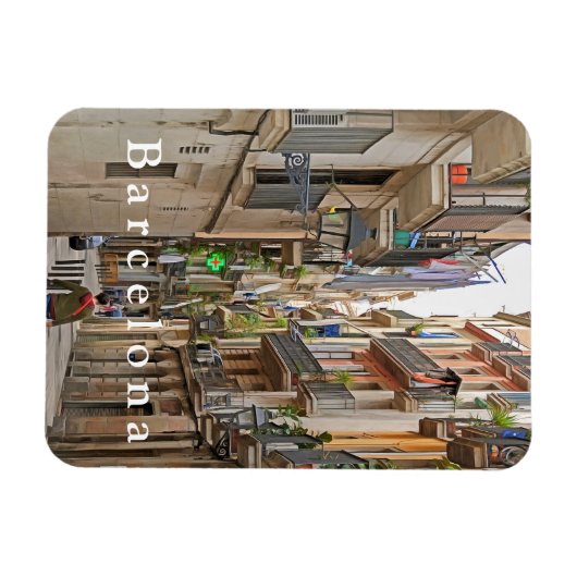 Barcelona. #33. magneet (Horizontaal)