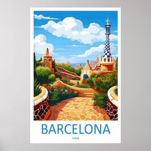 Barcelona 3 poster (Voorkant)